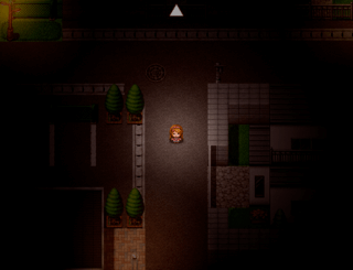 夏幽霊 -ナツユーレイ-のゲーム画面「夜の住宅街を進め」