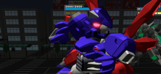 機動倶楽部Gブレイバーバーストのゲーム画面「スマホでのプレイ画面です」