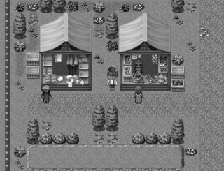 モノクローム - 鏡の中の止まった世界のゲーム画面「鏡の世界の住人」