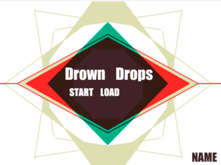 Drown Dropsのゲーム画面「タイトル」