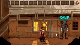 異形の街のアニーのゲーム画面「ワンクリックで主人公を操作」