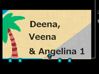 Deena,Veena & Angelina 1のゲーム画面「Palm-Tree-House #1」