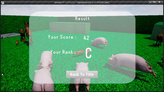 Animalsのゲーム画面「結果画面」
