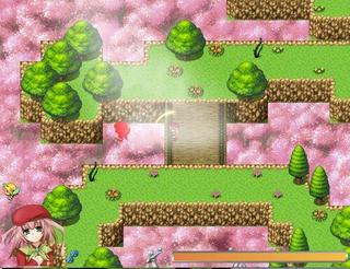 DEMONIC REALMのゲーム画面「花に囲まれた妖精郷」