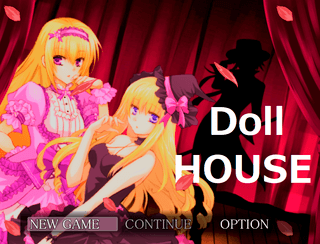 Doll Houseのゲーム画面「二人の少女に忍び寄る怪しい影」