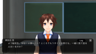 LoveTopicsのゲーム画面「もうすぐ文化祭!彼女を作るチャンス!」