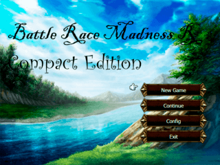 Battle Race Madness R Compact Editionのゲーム画面「Title Screen」