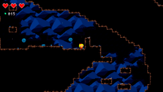 スライム王の討伐のゲーム画面「洞窟を進みましょう」