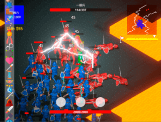Fanatic Zealのゲーム画面「戦闘中の画面1」