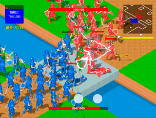 Fanatic Zealのゲーム画面「戦闘中の画面2」