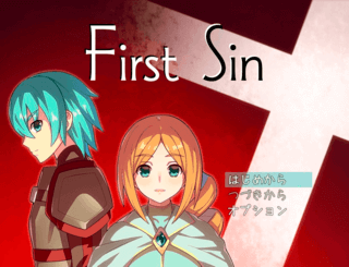 First Sinのゲーム画面「タイトル画面です。(ver2.0時点のものです)」