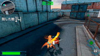 Virtual Warのゲーム画面「戦闘シーン1」