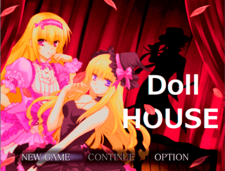 Doll Houseのゲーム画面「二人の少女に忍び寄る怪しい影」