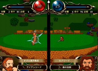 錫と羆の王 -すずとひぐまのおう-のゲーム画面「戦闘シーン３」