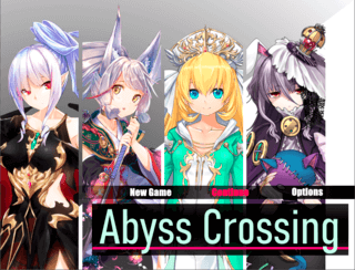 Abyss Crossingのゲーム画面「タイトル画面」