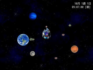 リーナたんの冒険RPGのゲーム画面「高難易度宇宙MAP」