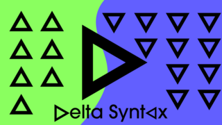 Delta Syntaxのゲーム画面「Delta Syntaxのテーマ画像」