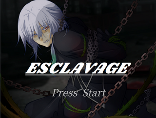 ESCLAVAGEのゲーム画面「敵の手で少女は淫靡な体に作り変えられていく」