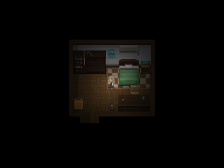 幸せなエミリーのゲーム画面「寝室」