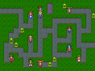 短い森のゲーム画面「マップ２」