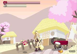 装星閃姫プレアデスのゲーム画面「プレイアブルキャラ②です」