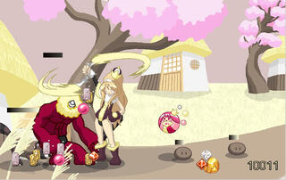 装星閃姫プレアデスのゲーム画面「②による攻撃アクションです」