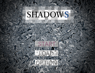 SHADOWSのゲーム画面「タイトル画面」