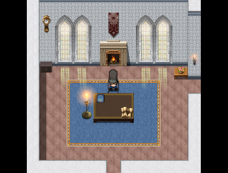 聖剣の国のゲーム画面「部屋の中」
