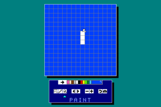 I-GI Paintのゲーム画面「「塗りつぶし」や「やりなおし」機能もあります。」