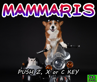 MAMMARISのゲーム画面「タイトル画面」