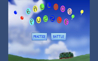 Balloon Puzzleのゲーム画面「タイトル画面」