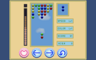 Balloon Puzzleのゲーム画面「プラクティスモード画面」