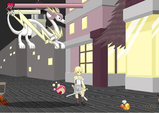 装星閃姫プレアデスのゲーム画面「サンダードラゴン召喚」
