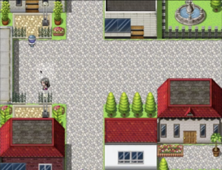 RPGきさらぎ駅2016のゲーム画面「スタート地点の街」
