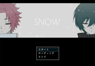 SNOW【凛冴】のゲーム画面「タイトル画面」