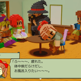 ボクセルキャラによるムービーシーン