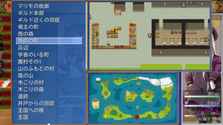 ギフテッドワールドのゲーム画面「ワープ画面の右にスクショ表示でわかりやすく」