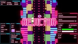 RE_ACTOR（アルファ版）のゲーム画面「独特な世界観の弾幕STGです。」
