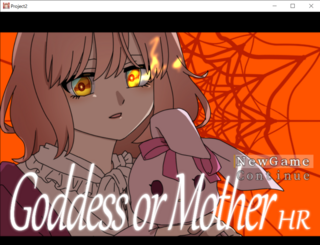 Goddess or Mother HRのゲーム画面「タイトル画面」