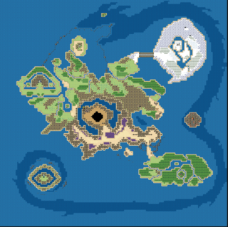 フォンマイル3のゲーム画面「フォンマイルの世界地図」