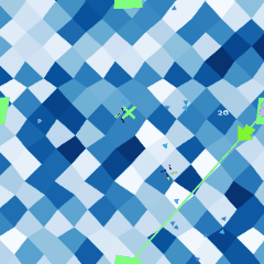 ゆとりミニゲーム集（１）のゲーム画面「Rhombusing」