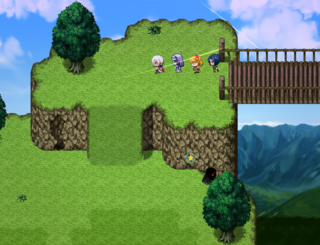 宝石箱の小迷宮のゲーム画面「ダンジョンマップ画面」