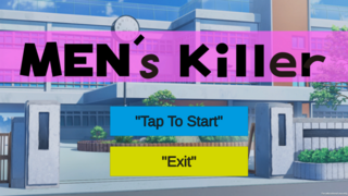 Men`s Killerのゲーム画面「タイトル画面です。」