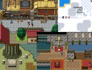 神託のヴァイゼのゲーム画面「様々なマップを楽しもう」