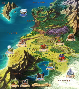 剣と魔法のレリックサーガVer2のゲーム画面「フィールドマップ画面」