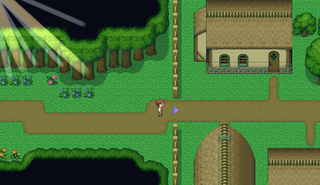 迷いの森のゲーム画面「出口」