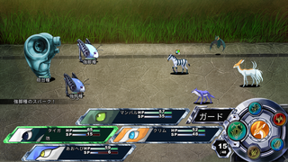 TAIGA- the 1st - リメイクのゲーム画面「強化・修正されたサイドビューバトル」