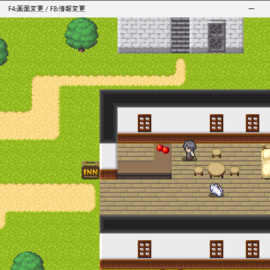 リンゴと見つめあう主人公を見る猫