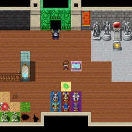 マップはこれだけ。この部屋からの脱出を目指します