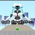 カエルvs巨大ロボ娘のイメージ